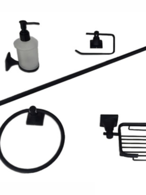 Accesorios de baño - Modermicas - Ref. Capadocia negro