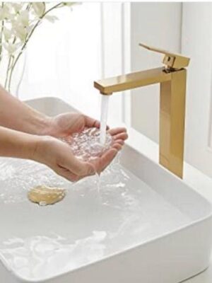 Griferia Lavamanos - Grifo Hogar - Ref. Jordan Oro cepillado